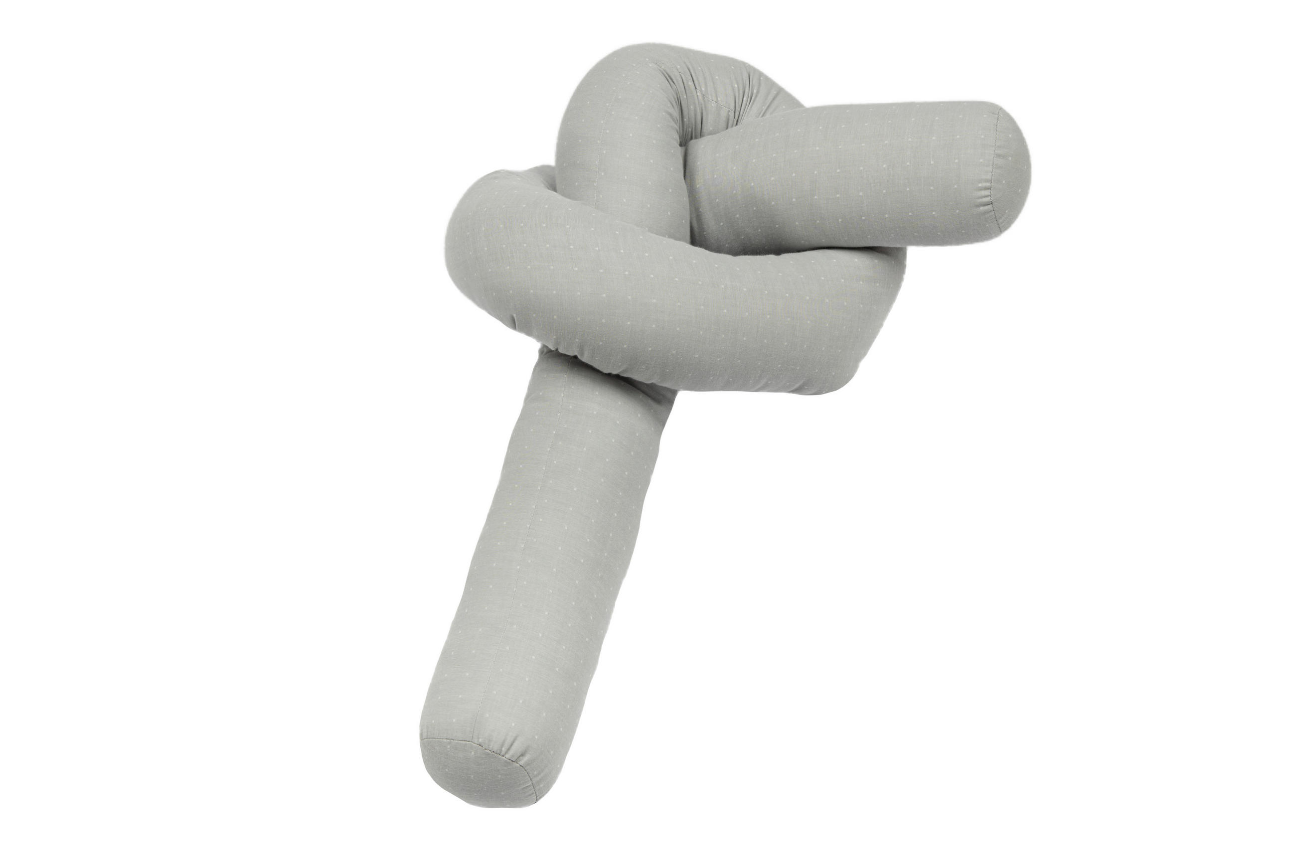 NESTCHENSCHLANGE Pünktchen Grau    - Grau, Basics, Textil (210cm) - Bebe's Collection