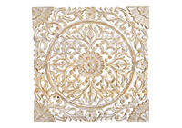 WANDDEKO Holz  - Weiß, Basics, Holz (50/50/2cm)