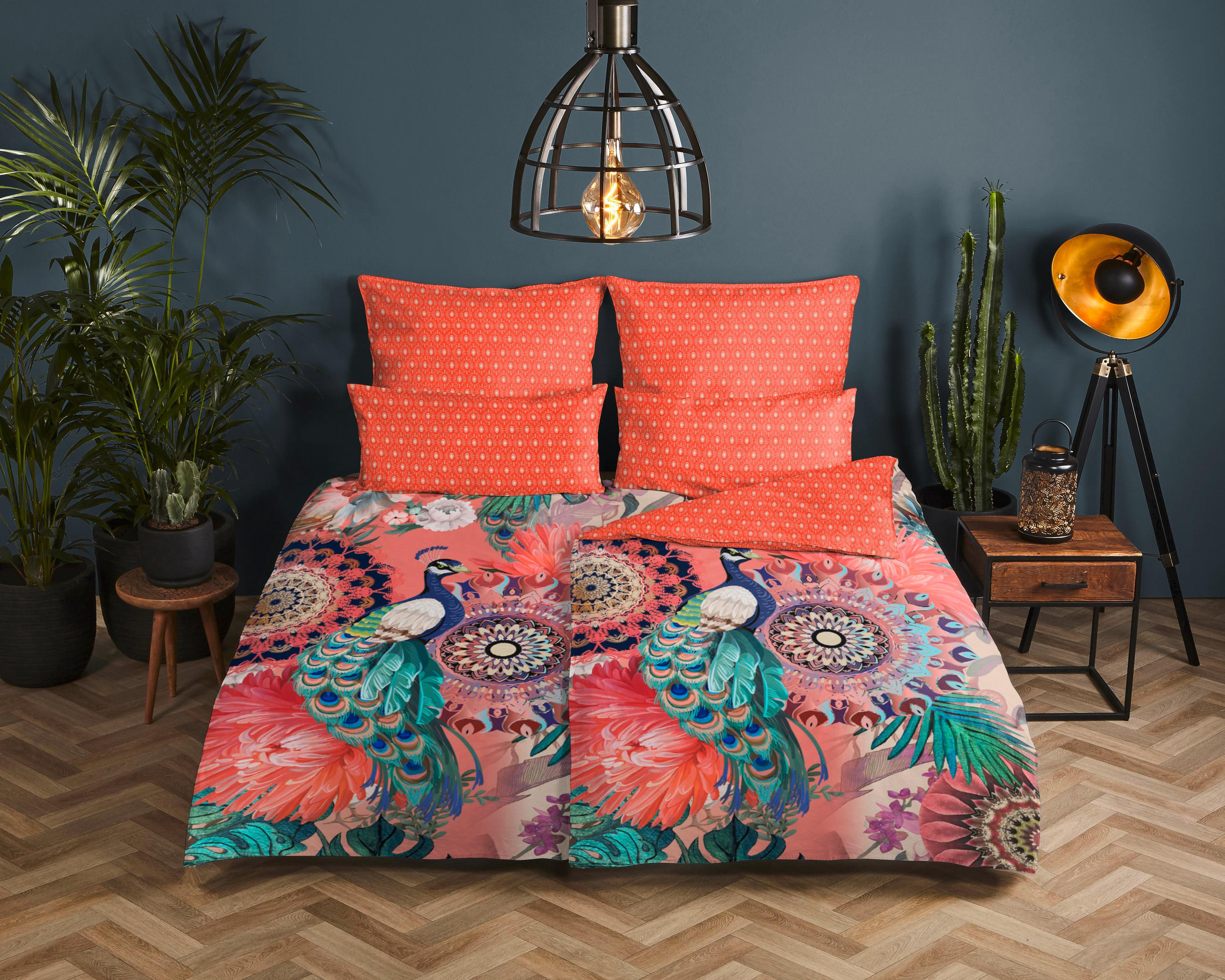 BETTWÄSCHE HIP Satin 140/200 cm - Multicolor, Trend, Textil (140/200cm)