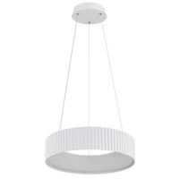 LED-HÄNGELEUCHTE 46/12 cm  - Transparent/Weiß, Basics, Kunststoff/Metall (46/12cm) - Globo