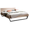 BETT 140/200 cm  in Eichefarben  - Eichefarben/Anthrazit, Design, Metall (140/200cm) - Hasena
