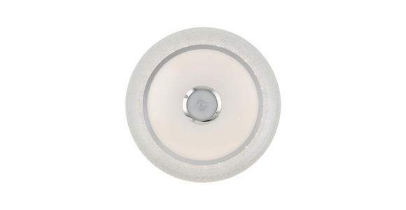 LED-DECKENLEUCHTE 38/8 cm - Chromfarben/Weiß, Trend, Kunststoff/Metall (38/8cm) - Novel