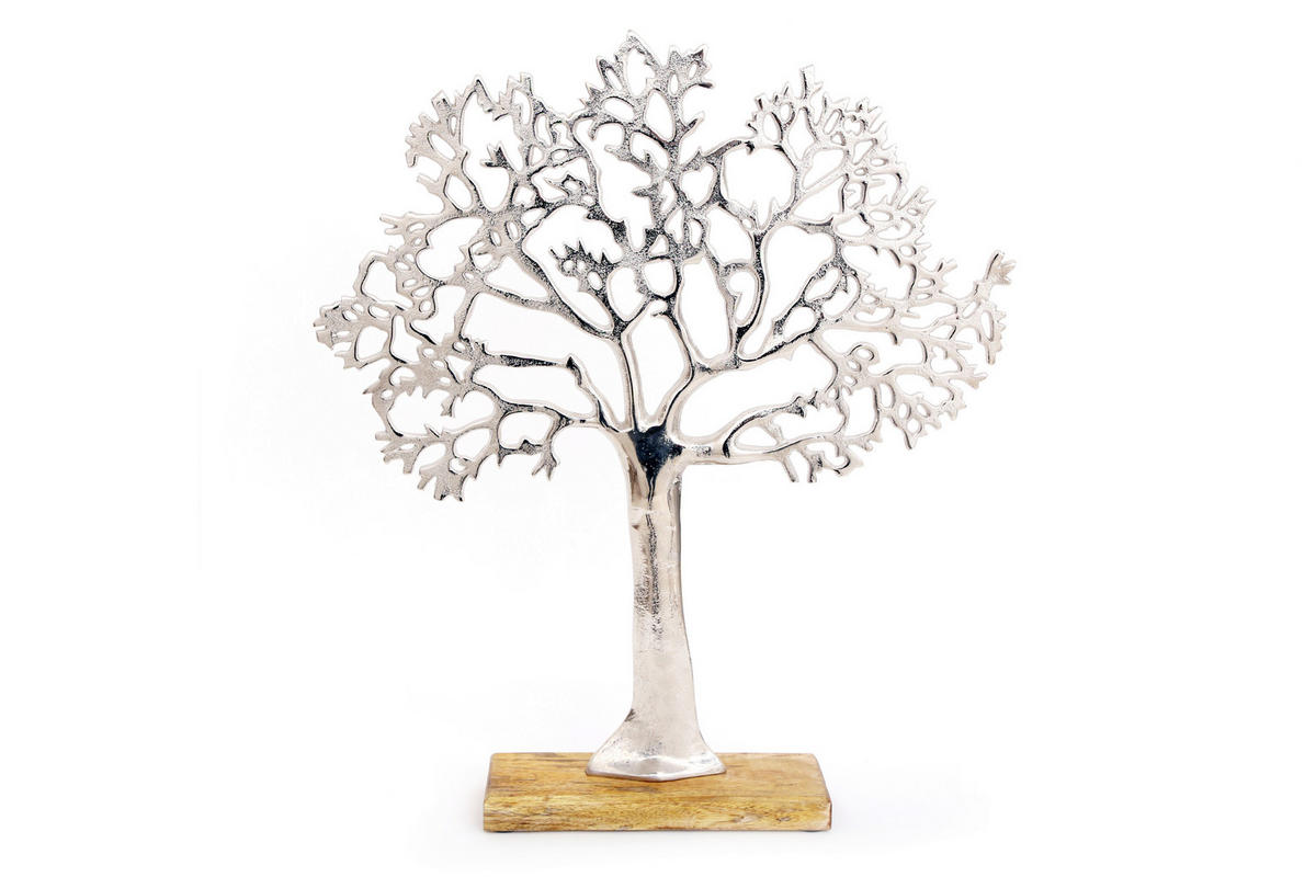 DEKORAČNÍ STROMEK - Basics, kov/dřevo (63/54/9.5cm)