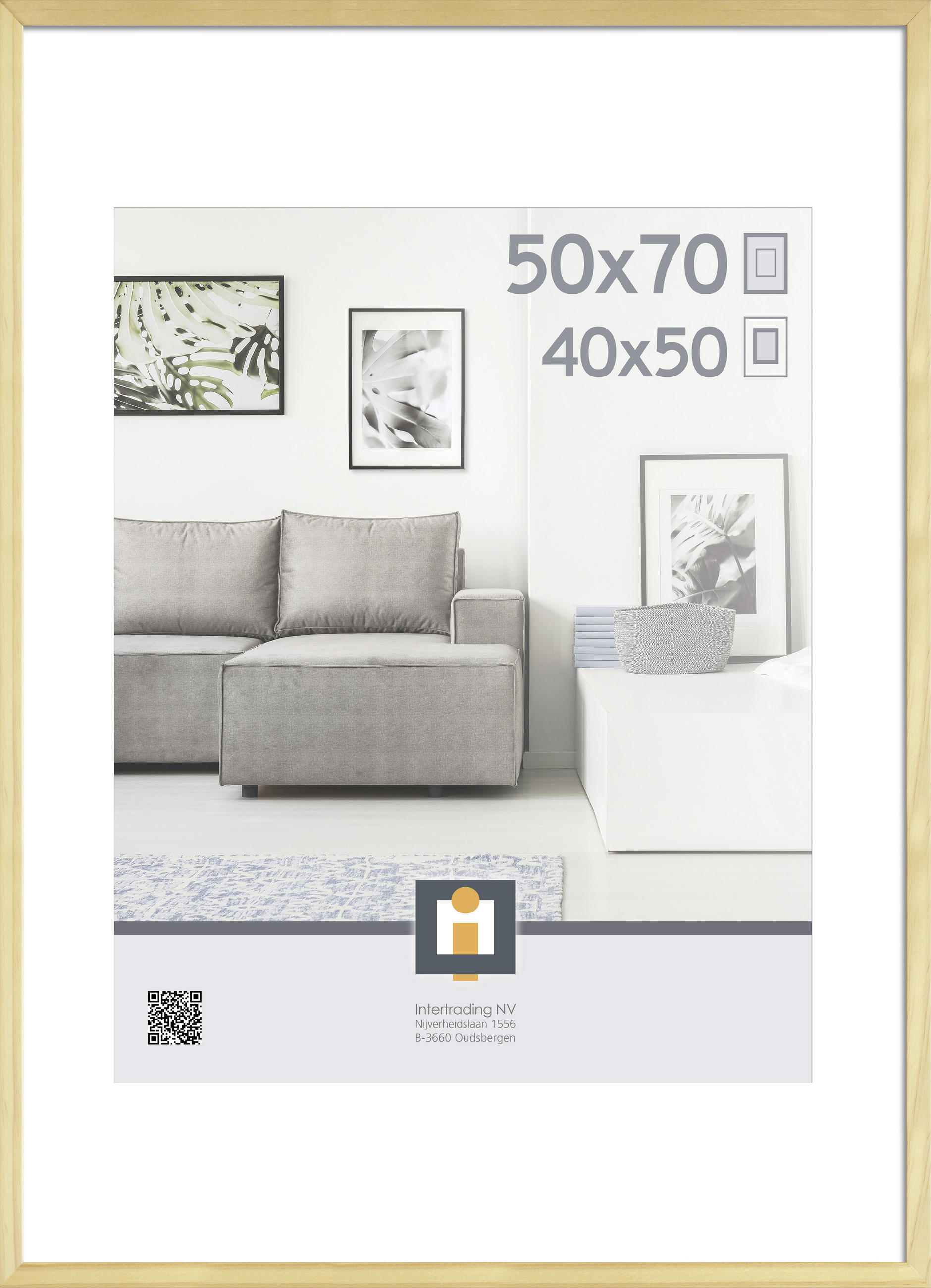 Bilderrahmen 53/73/2,5 cm