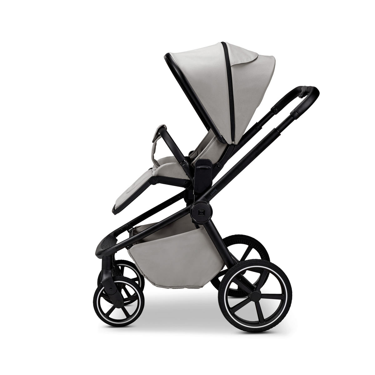 BUGGY Hype  - Blaugrau/Schwarz, Basics, Textil (96/57/114cm) - Moon