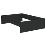 BETTRAHMEN 120/200 cm  in Anthrazit  - Anthrazit, KONVENTIONELL, Holzwerkstoff (120/200cm) - Hom`in