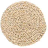 HANDWEBTEPPICH 35 cm Blau, Gelb, Türkis, Hellgrau, Beige, Koralle  - Türkis/Blau, KONVENTIONELL, Textil (35cm) - Linea Natura