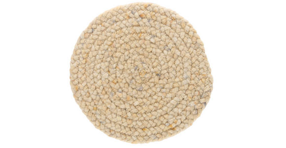 HANDWEBTEPPICH 35 cm Blau, Gelb, Türkis, Hellgrau, Beige, Koralle  - Türkis/Blau, KONVENTIONELL, Textil (35cm) - Linea Natura