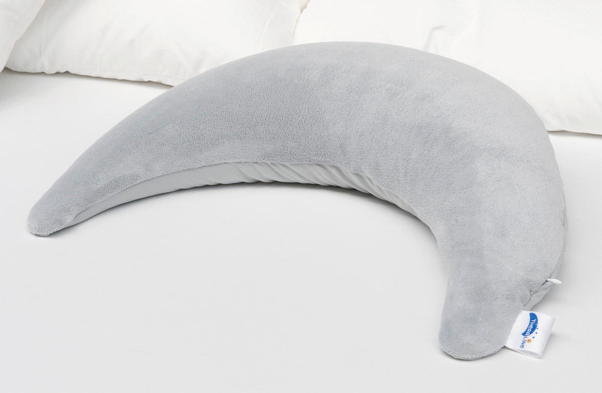 STILLKISSEN  27/140 cm  - Grau, KONVENTIONELL, Textil (27/140cm) - Theraline