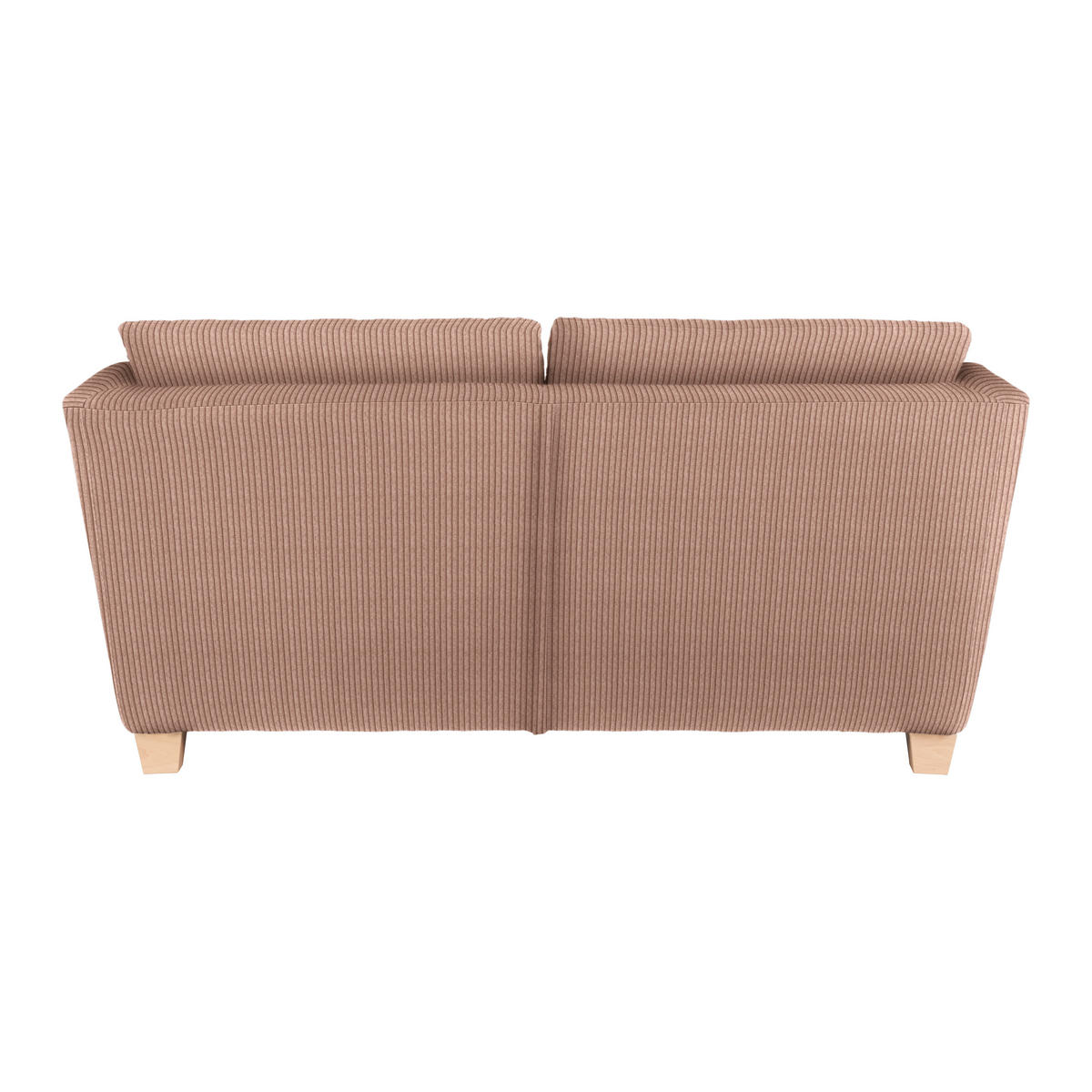 2-SITZER-SOFA in Cord Altrosa  - Altrosa/Naturfarben, Holz/Textil (190/70-85/95cm) - MID.YOU