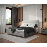 BOXBETT 140/200 cm  in Hellgrau  - Hellgrau, Modern, Holz/Holzwerkstoff (140/200cm) - MID.YOU