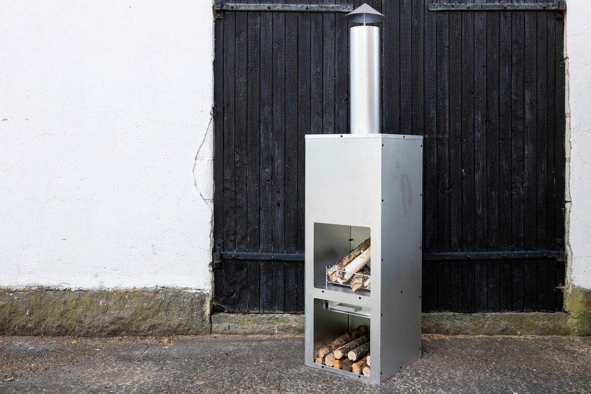 ELDSTAD   - silver, Klassisk, metall (45/199/45cm) - Gardenson