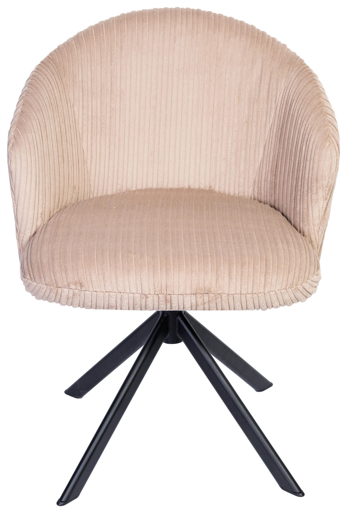 ARMLEHNSTUHL  in Schmiedeeisen Feincord  - KONVENTIONELL, Textil/Metall (61/82/59cm) - Stylife