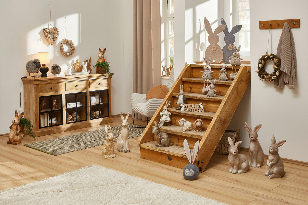 DEKOZWEIG  - Braun, LIFESTYLE, Kunststoff (42cm)