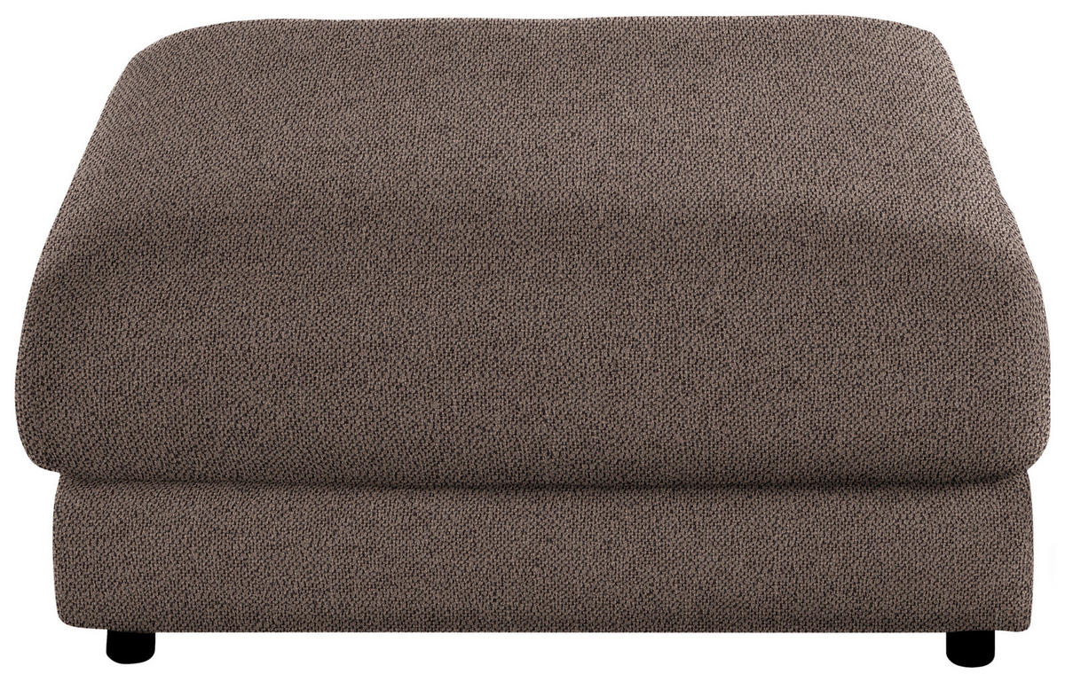 HOCKER in Textil Braun  - Schwarz/Braun, Design, Kunststoff/Textil (100/86/100cm) - Lomoco