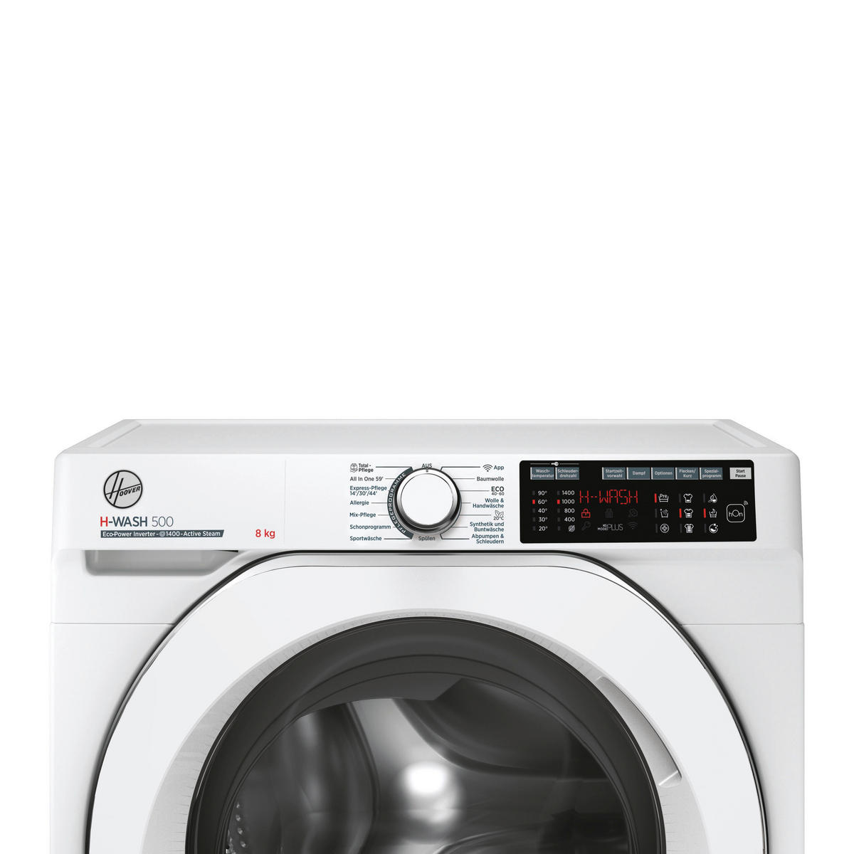WASCHMASCHINE HWQ 48AMC/1-84   - Weiß, Basics, Glas/Kunststoff (60/85/54cm) - Hoover