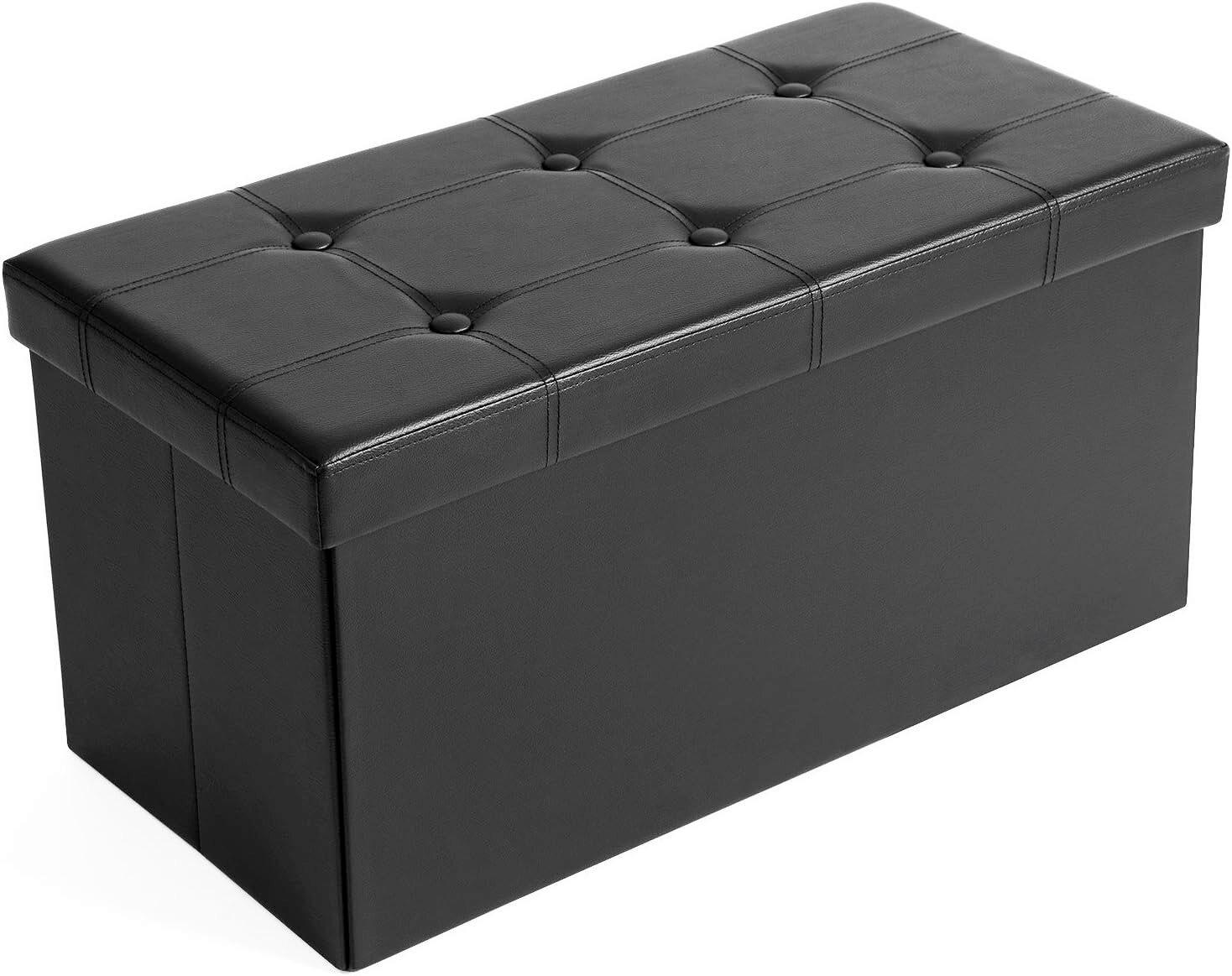 E-shop ÚLOŽNÝ BOX NA SEDENIE, koža, kompozitné drevo, 76/38/38 cm