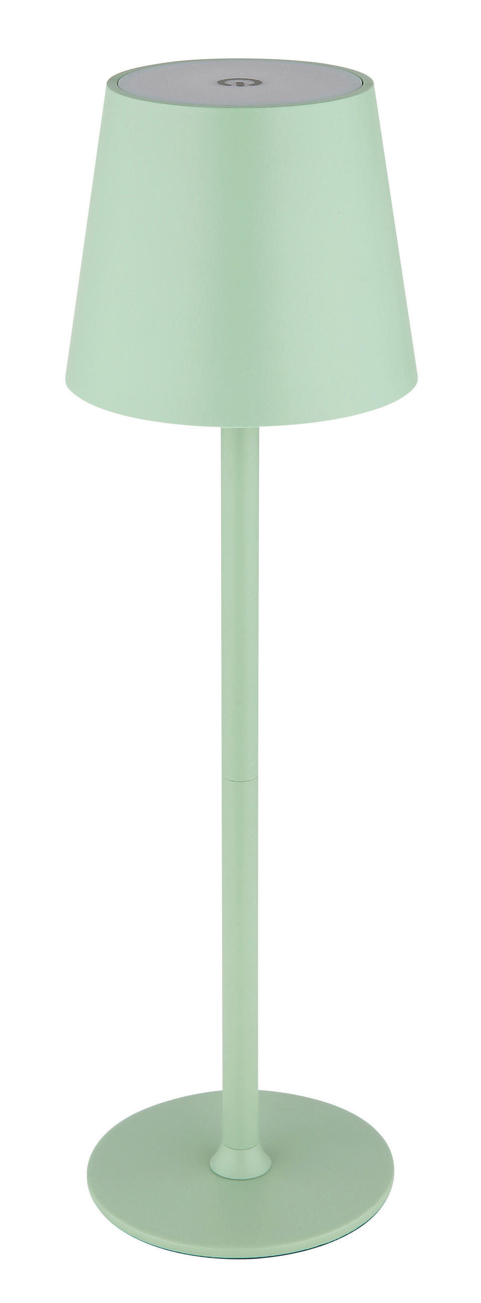 AKKU-TISCHLEUCHTE VANNIE 10,6/36 cm  - Weiß/Hellgrün, Trend, Kunststoff/Metall (10,6/36cm) - Globo