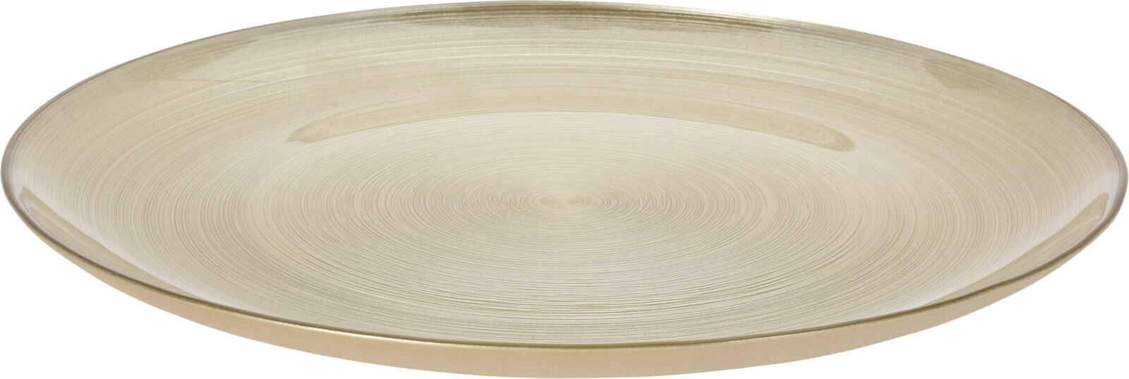APERITIF TÁNYÉR - barna, Basics, Üveg (32cm)