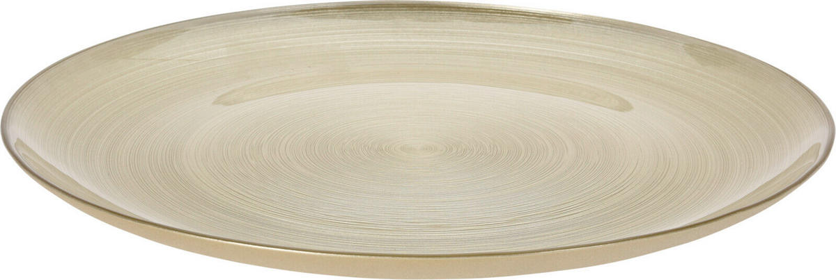 APERITIF TÁNYÉR - barna, Basics, Üveg (32cm)