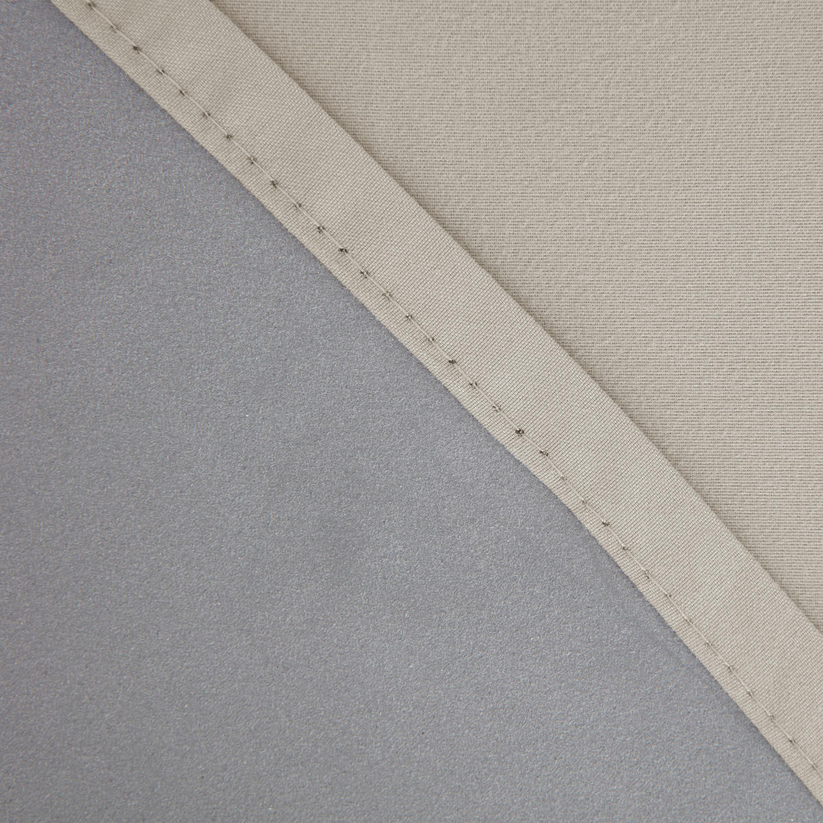 FERTIGVORHANG  black-out (lichtundurchlässig)   135/280 cm  - Ecru, Basics, Textil (135/280cm)