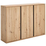 SCHUHSCHRANK 134,9/96/33,8 cm  - Anthrazit/Eiche Artisan, KONVENTIONELL, Holzwerkstoff (134,9/96/33,8cm) - Xora