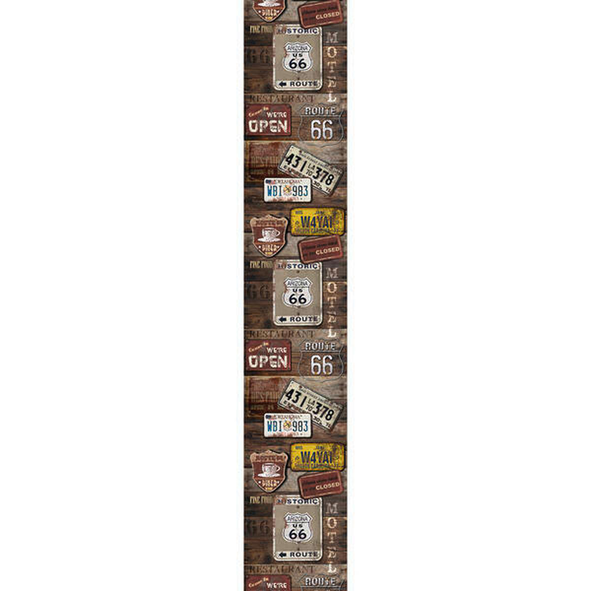 FOTOTAPETE  - Braun, Design, Kunststoff (52/250cm)