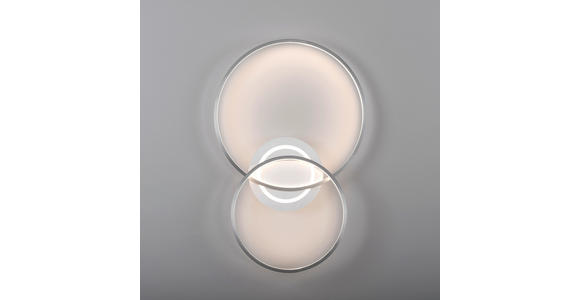 LED-DECKENLEUCHTE 69/55/9 cm   - Alufarben, Basics, Kunststoff/Metall (69/55/9cm) - Novel