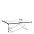 COUCHTISCH in Metall, Glas 120/90/43 cm - Klar, Design, Glas/Metall (120/90/43cm) - Rolf Benz COUCHTISCH in Metall, Glas 120/90/43 cm - Klar, Design, Glas/Metall (120/90/43cm) - Rolf Benz