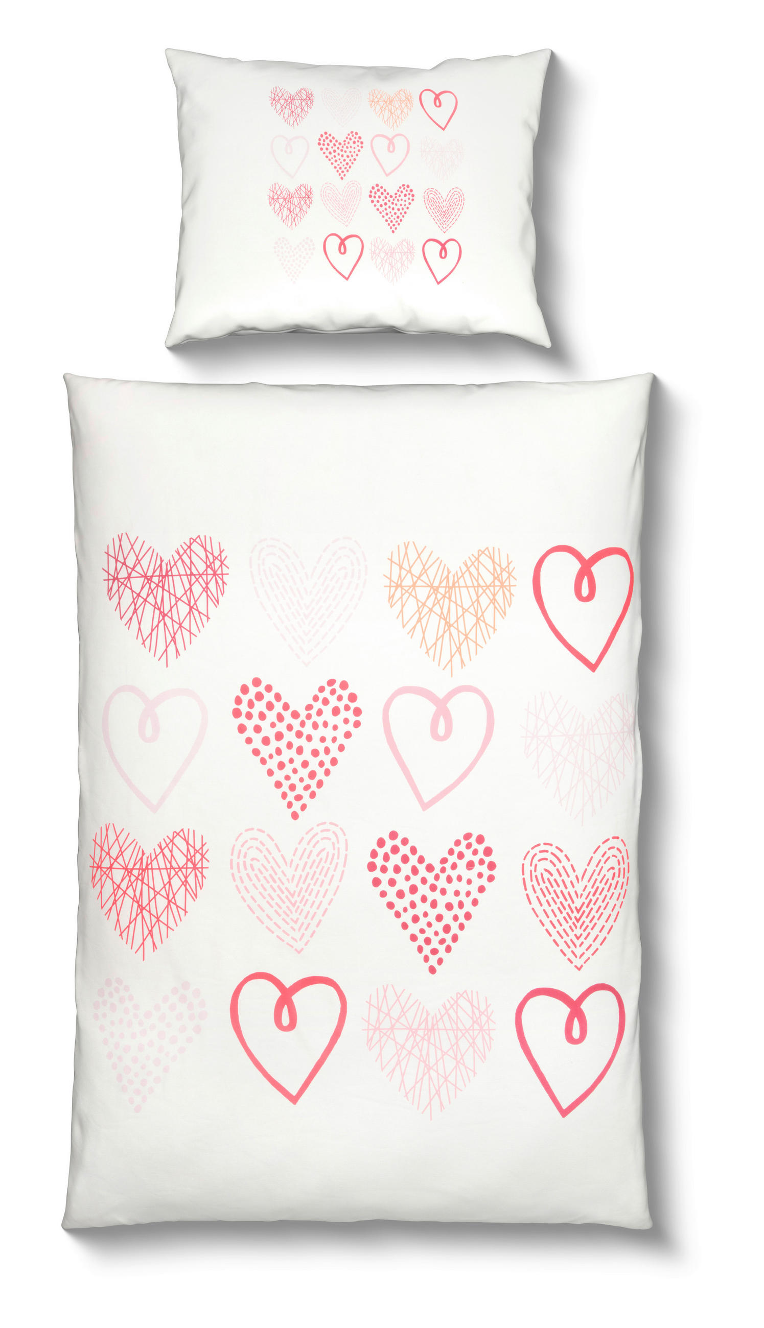 Bettwäsche Hearts