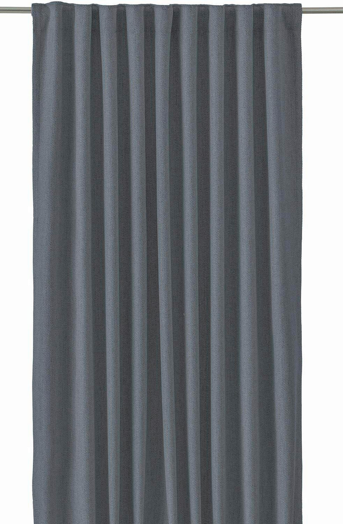 FERTIGVORHANG    140/280 cm 2 Stück  - Dunkelgrau, Basics, Textil (140/280cm) - Svanefors