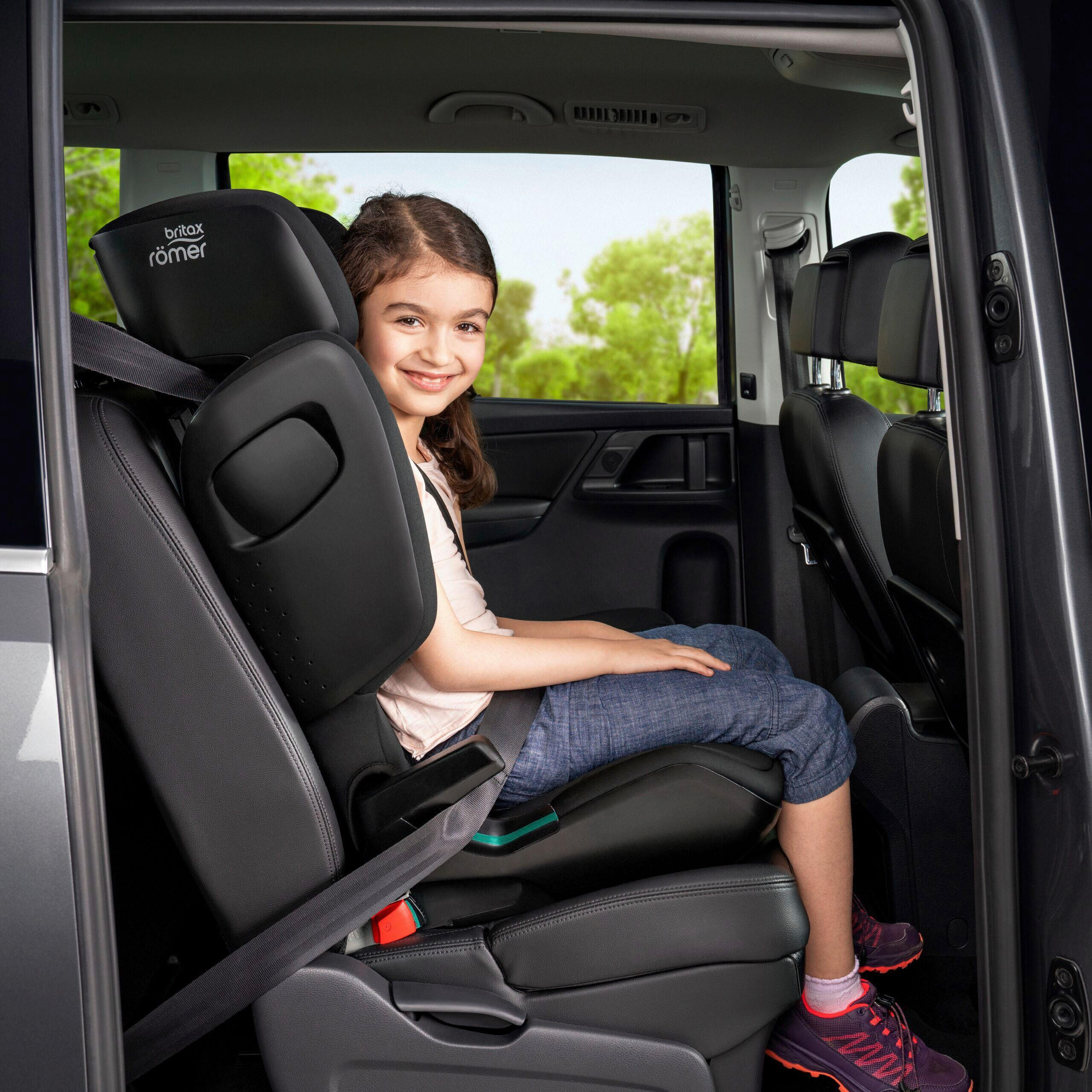 KINDERAUTOSITZ Kidfix M i-size  - Dunkelgrau, Basics, Kunststoff/Textil (44/63/42cm) - Britax Römer