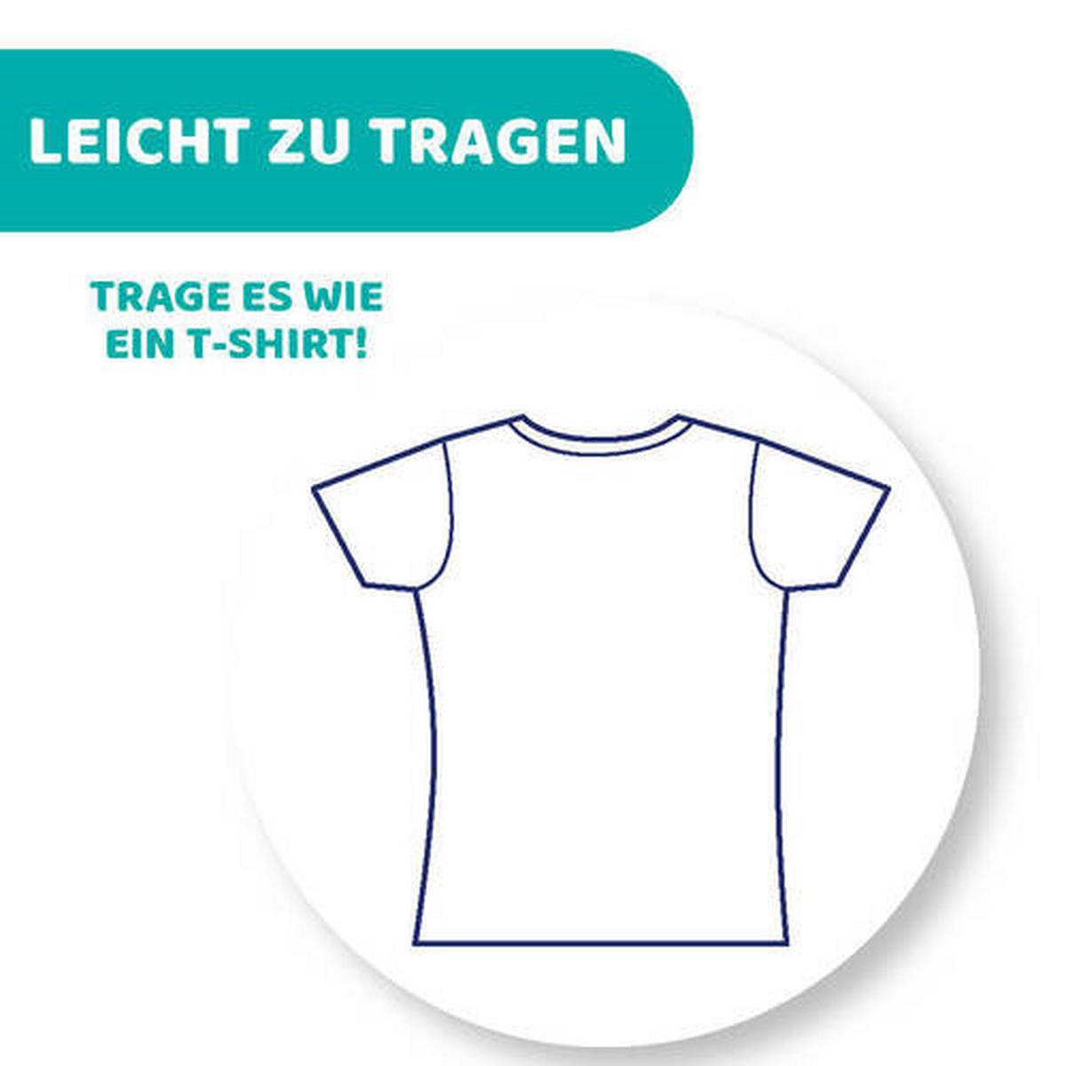 BABYTRAGE Easy Fit  - Grau, Basics, Textil (33/55cm) - Chicco