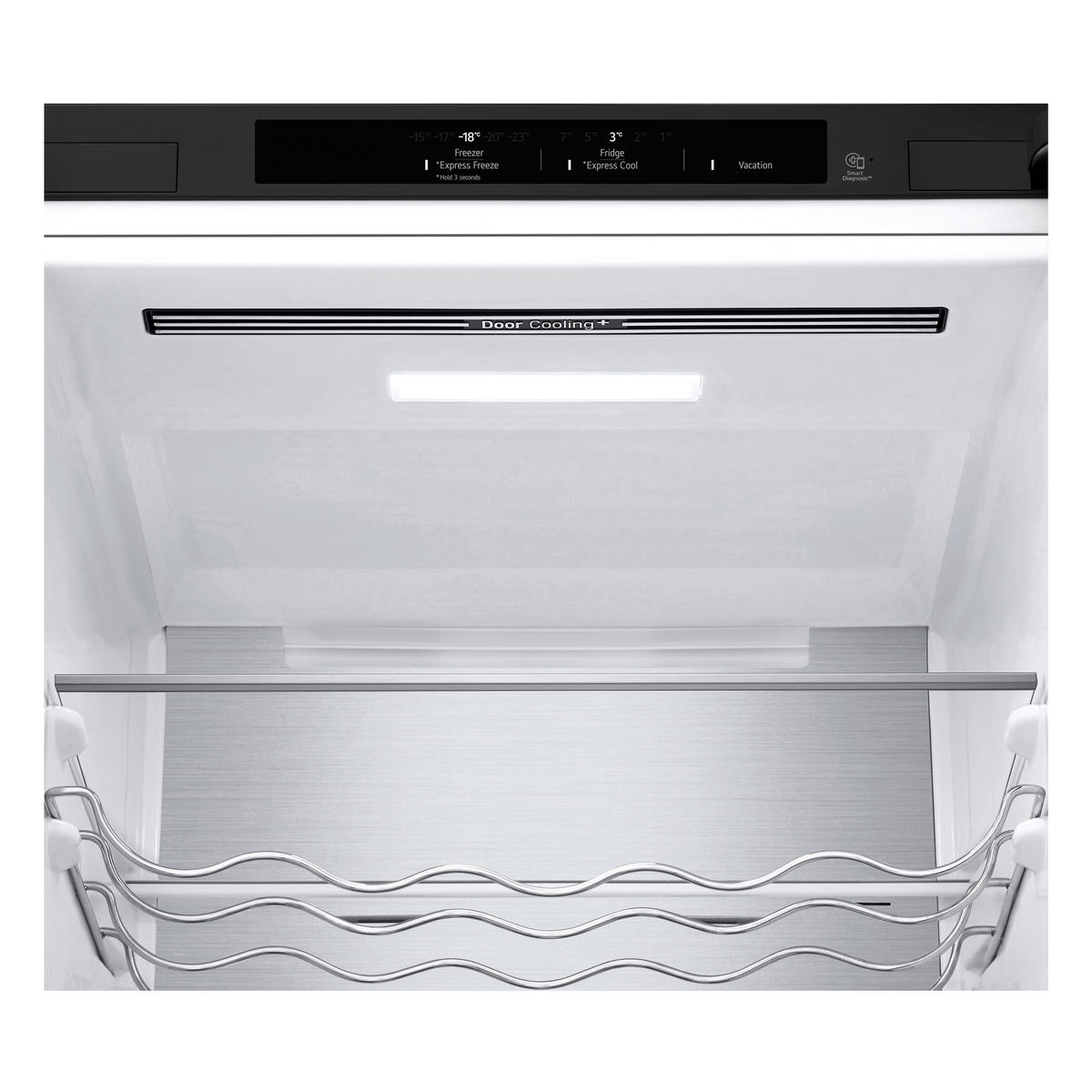 KÜHL-GEFRIER-KOMBINATION GBV7280BEV  - Schwarz, Basics, Metall (59,5/203/67,5cm) - LG