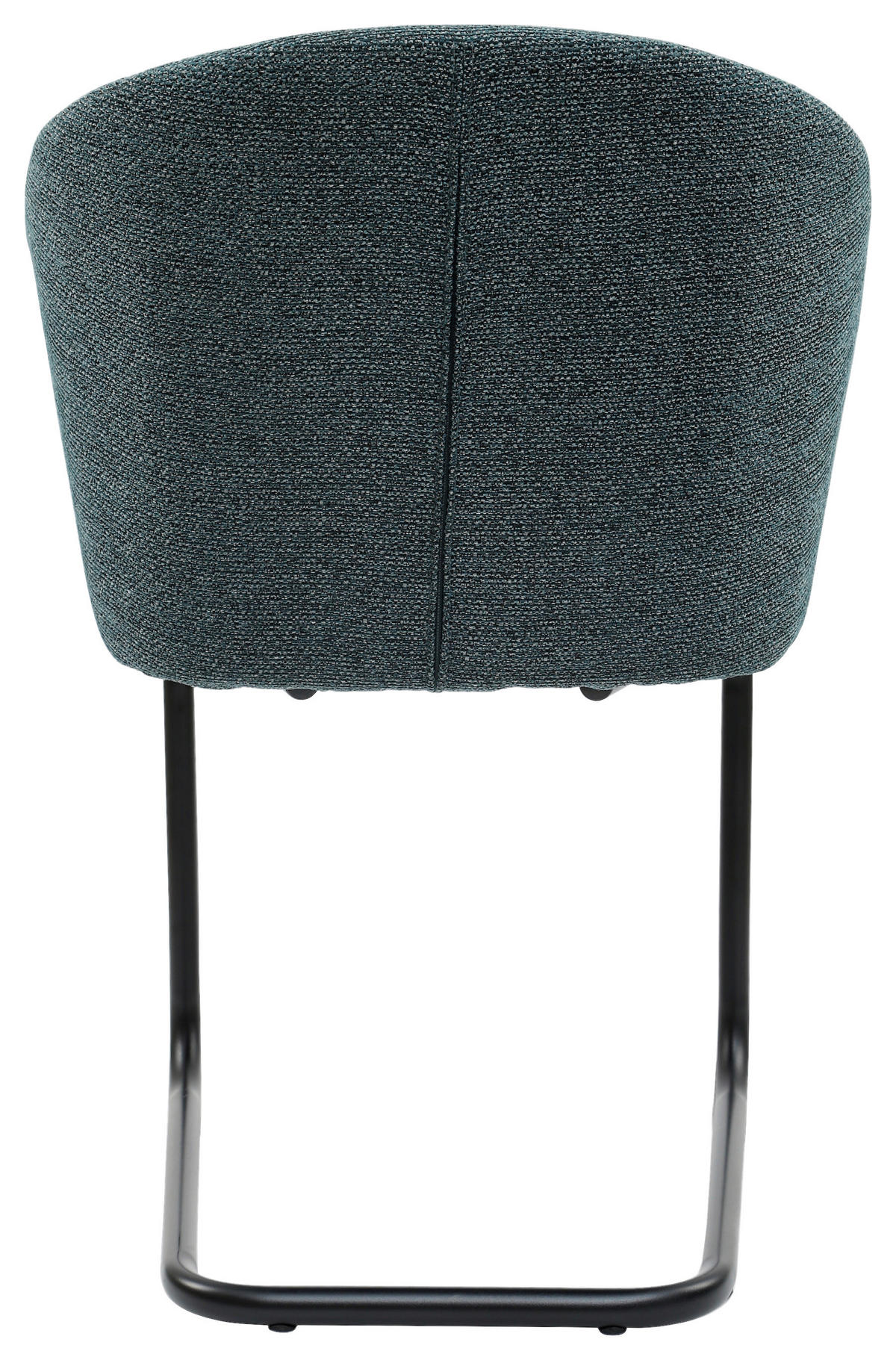 STUHL - Blau/Schwarz, Design, Textil/Metall (57/86/57,5cm) - Stylife
