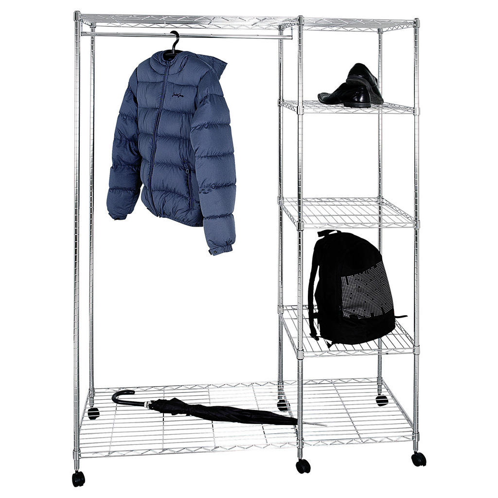 Kleiderwagen Carola 123x181x45 cm mit Hutablage