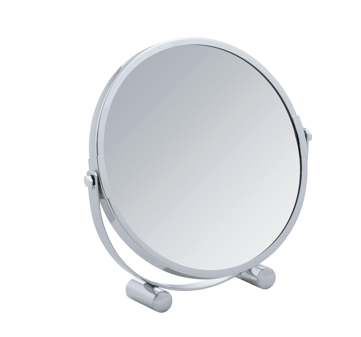 SCHMINKSPIEGEL  - Chromfarben, Basics, Glas/Metall (19/4/19cm) - Wenko