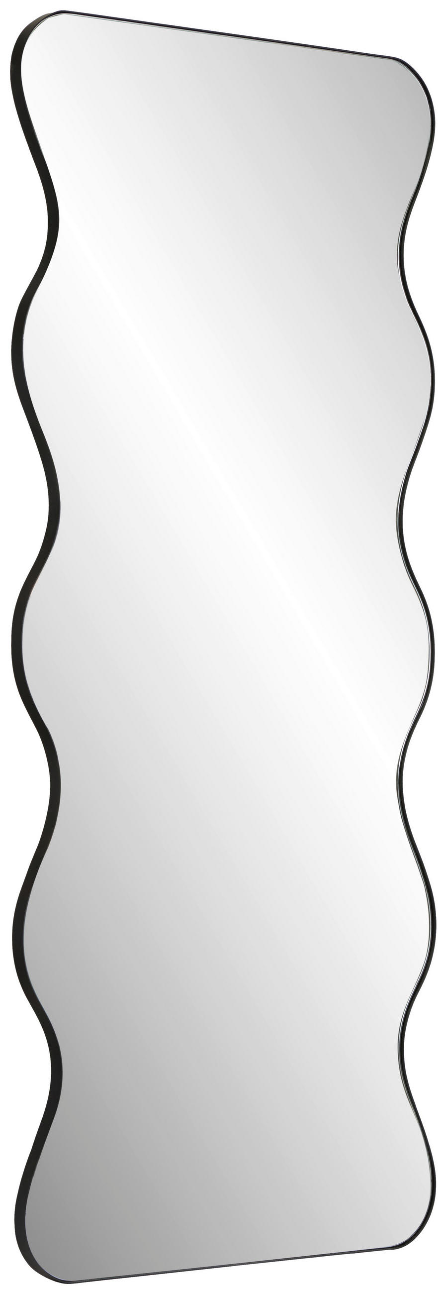 WANDSPIEGEL 80/180/2,5 cm    in rechteckig  - Schwarz, Design, Glas/Holzwerkstoff (80/180/2,5cm) - MID.YOU
