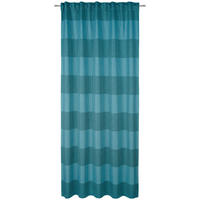 WÄRMESCHUTZVORHANG Verdunkelung  - Petrol, Basics, Textil (140/245cm)