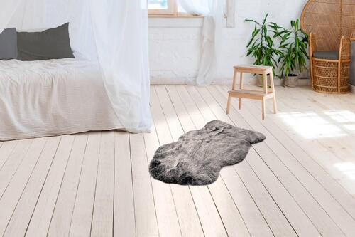 HOCHFLORTEPPICH 60/90 cm Anthrazit  - Anthrazit, Design, Textil (60/90cm) - Kayoom