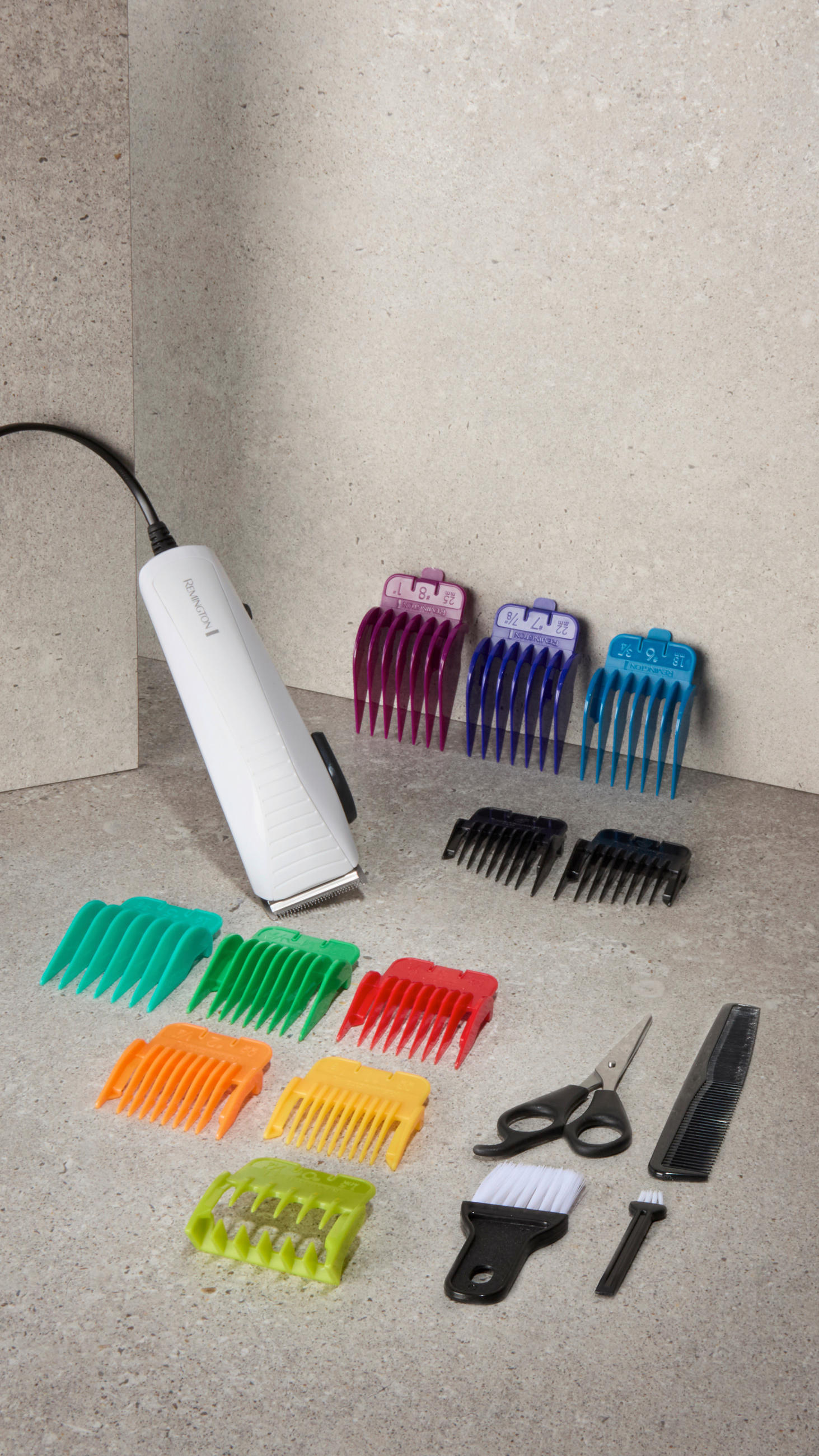 HAARSCHNEIDER Haarschneider  - Weiß, Basics, Kunststoff (5/5/21,5cm) - Russell Hobbs