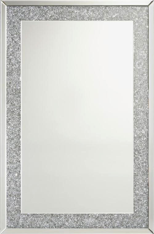 FALI TÜKÖR 80/120/4 cm    - ezüst, Design, faalapú anyag/Üveg (80/120/4cm) - Xora