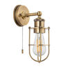 BADEZIMMER-WANDLEUCHTE - Messingfarben/Goldfarben, KONVENTIONELL, Metall (11/28.6cm) - ENDON