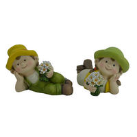 STATUETĂ COPIL - multicolor, Lifestyle, plastic (21/12/14cm)