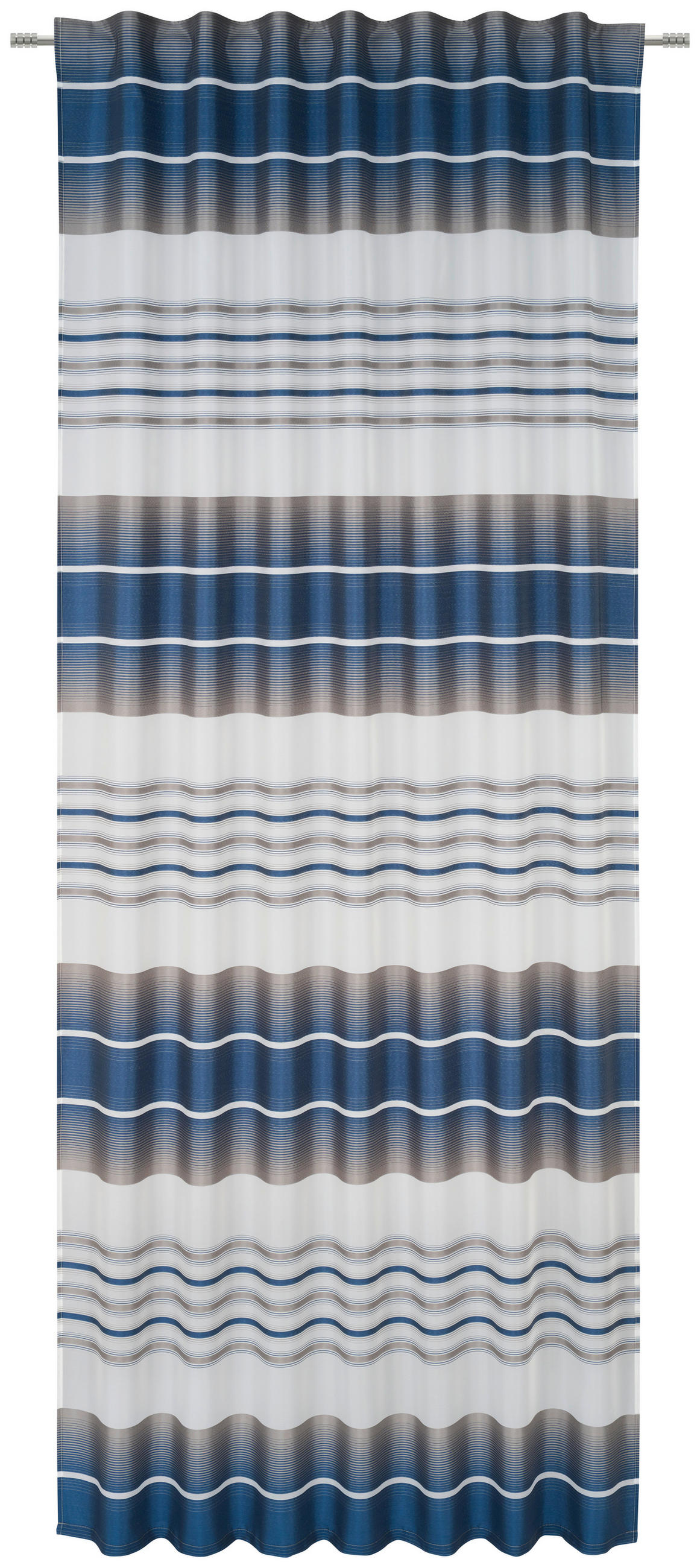 GOTOVA ZAVESA plava - plava, Konvencionalno, tekstil (140/245cm) - Esposa