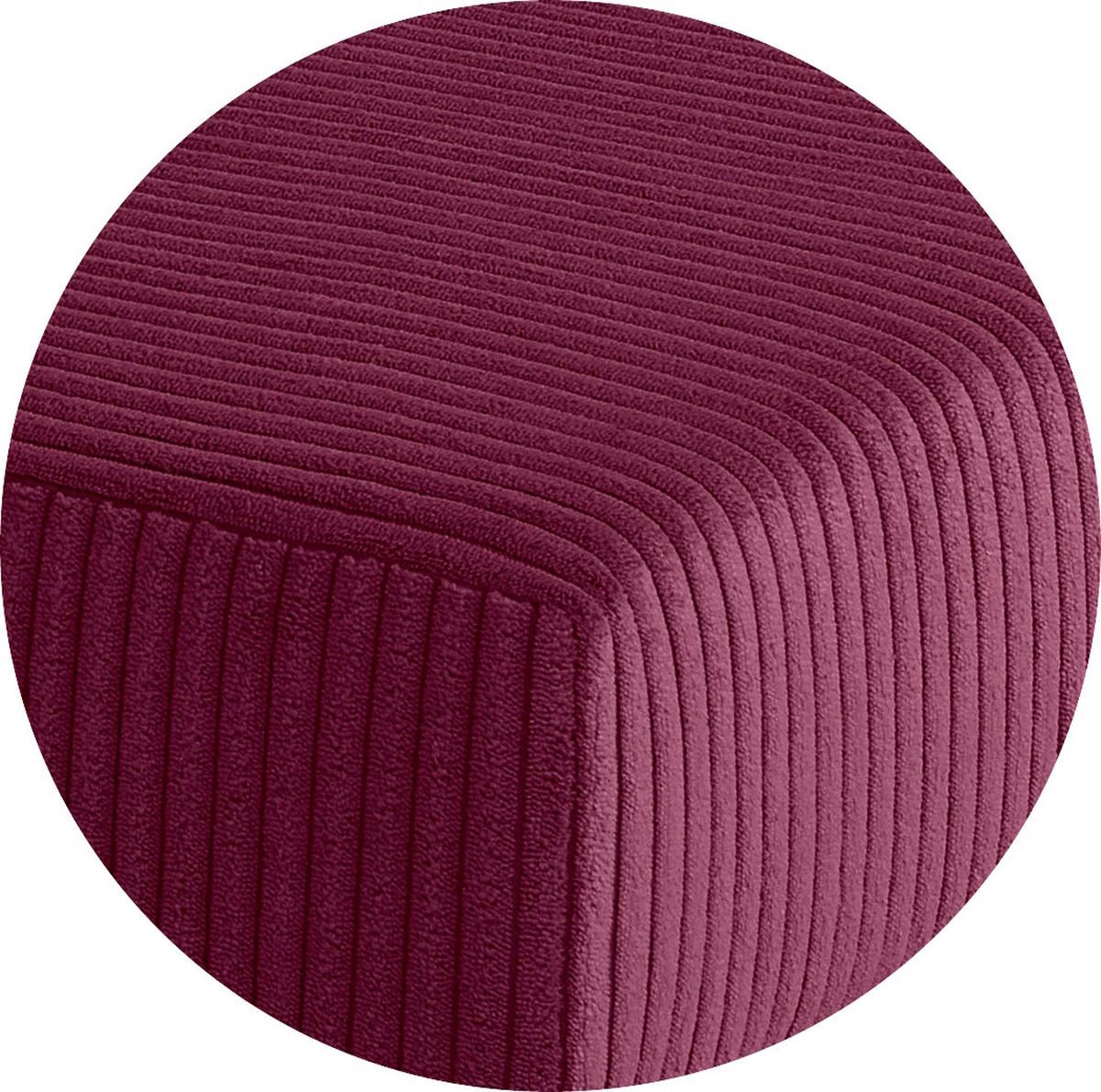 ECKSOFA Rot  - Rot, Design, Kunststoff/Textil (228/147cm) - P & B