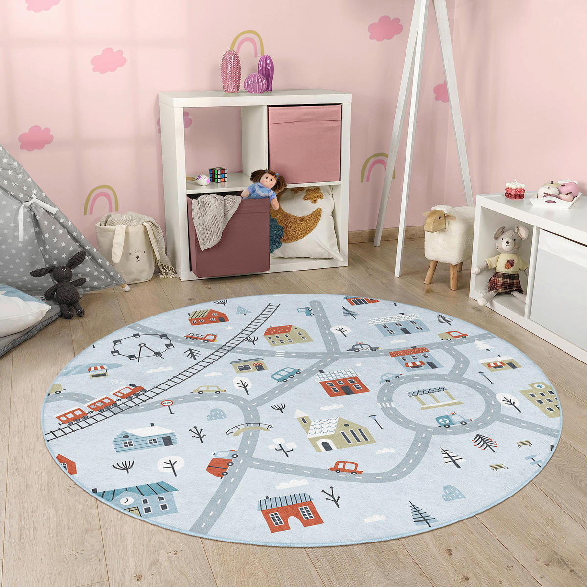 KINDERTEPPICH 150 cm  - Multicolor, Basics, Textil (150cm)