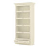 REGAL Pinie massiv Weiß  - Bronzefarben/Weiß, LIFESTYLE, Holz/Metall (117/238,5/46,5cm) - Livetastic