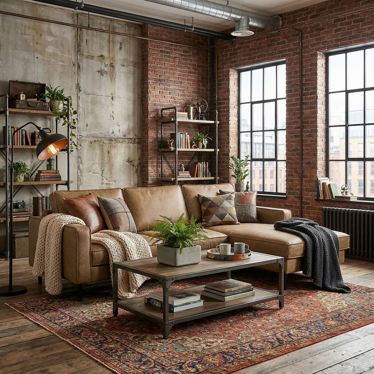 ECKSOFA Beige Echtleder Lederlook Bettkasten, Schlaffunktion, Rücken echt  - Beige/Schwarz, Design, Leder/Textil (166/238cm) - Livetastic