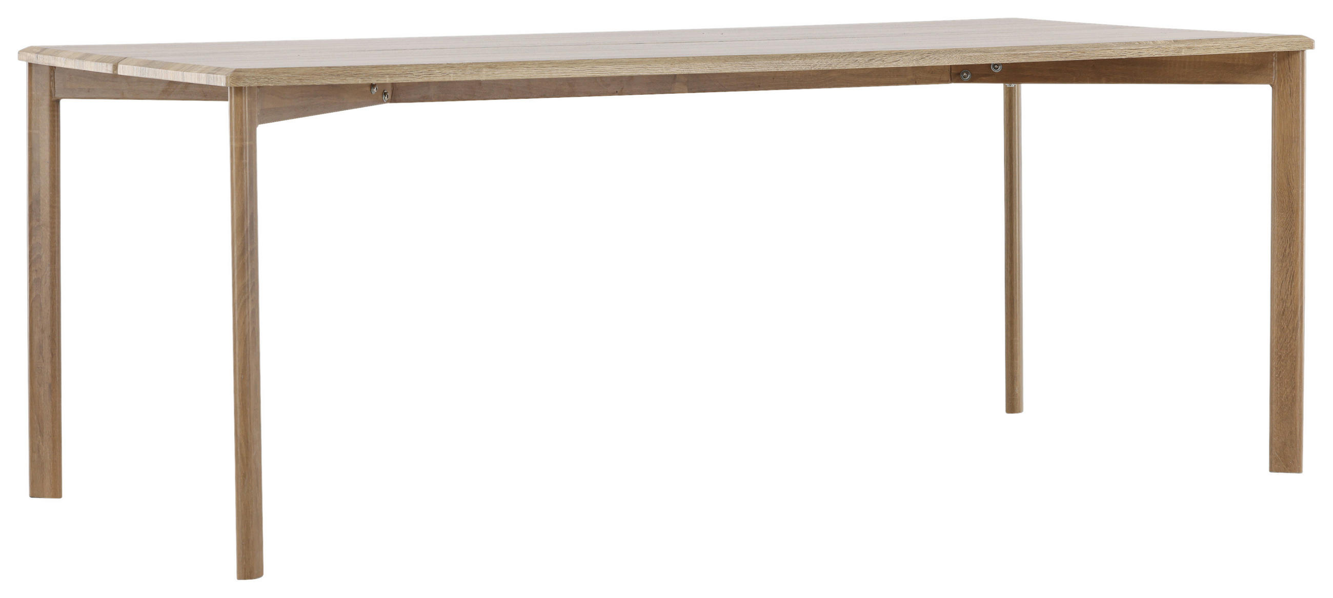 MATBORD i metall, trämaterial 200/90/75 cm   - beige, Design, metall/trämaterial (200/90/75cm) - Livetastic